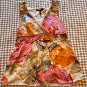 Colorful Sleeveless Blouse